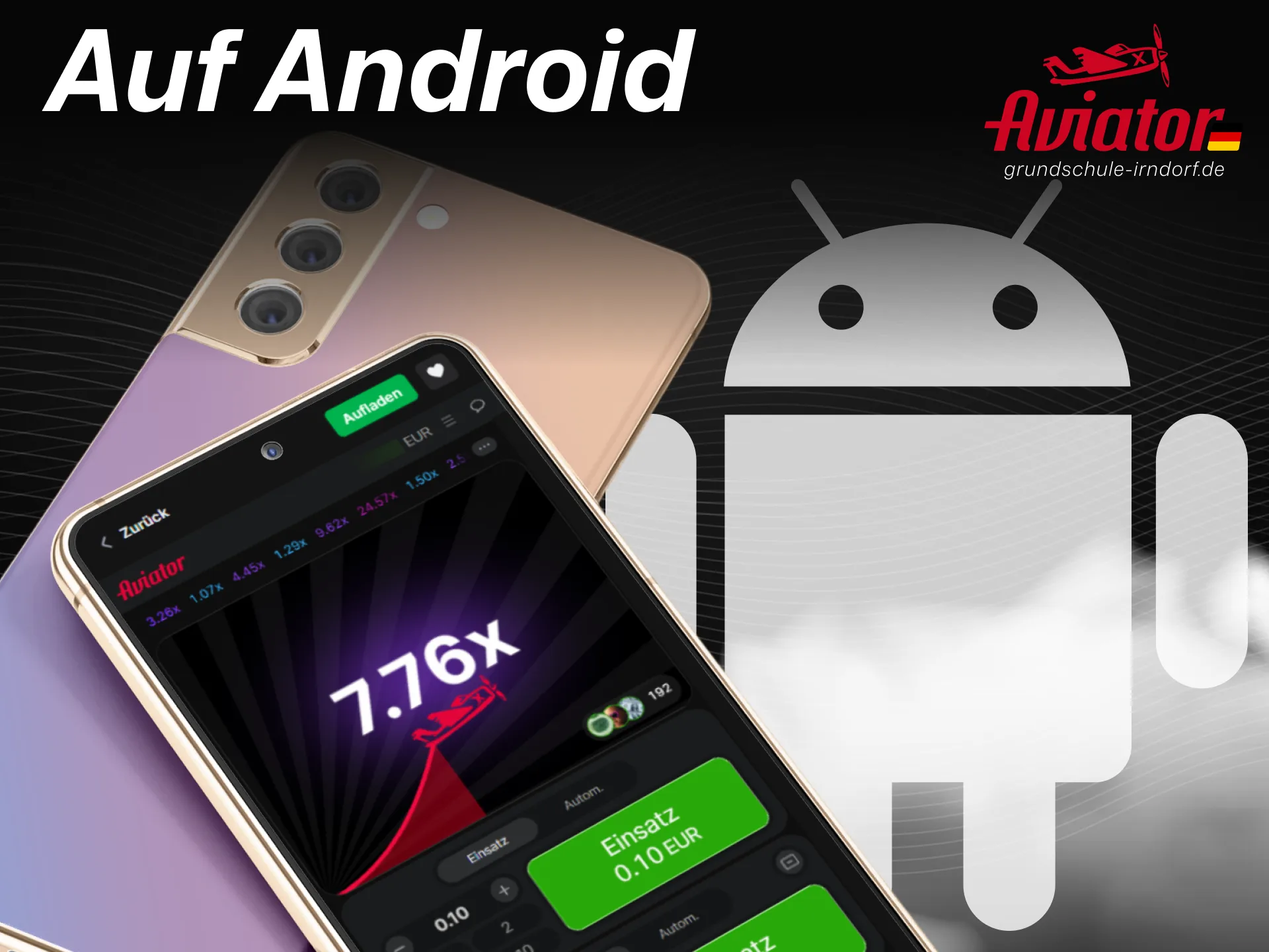 Laden Sie die offizielle Aviator-App für Android-Geräte herunter.