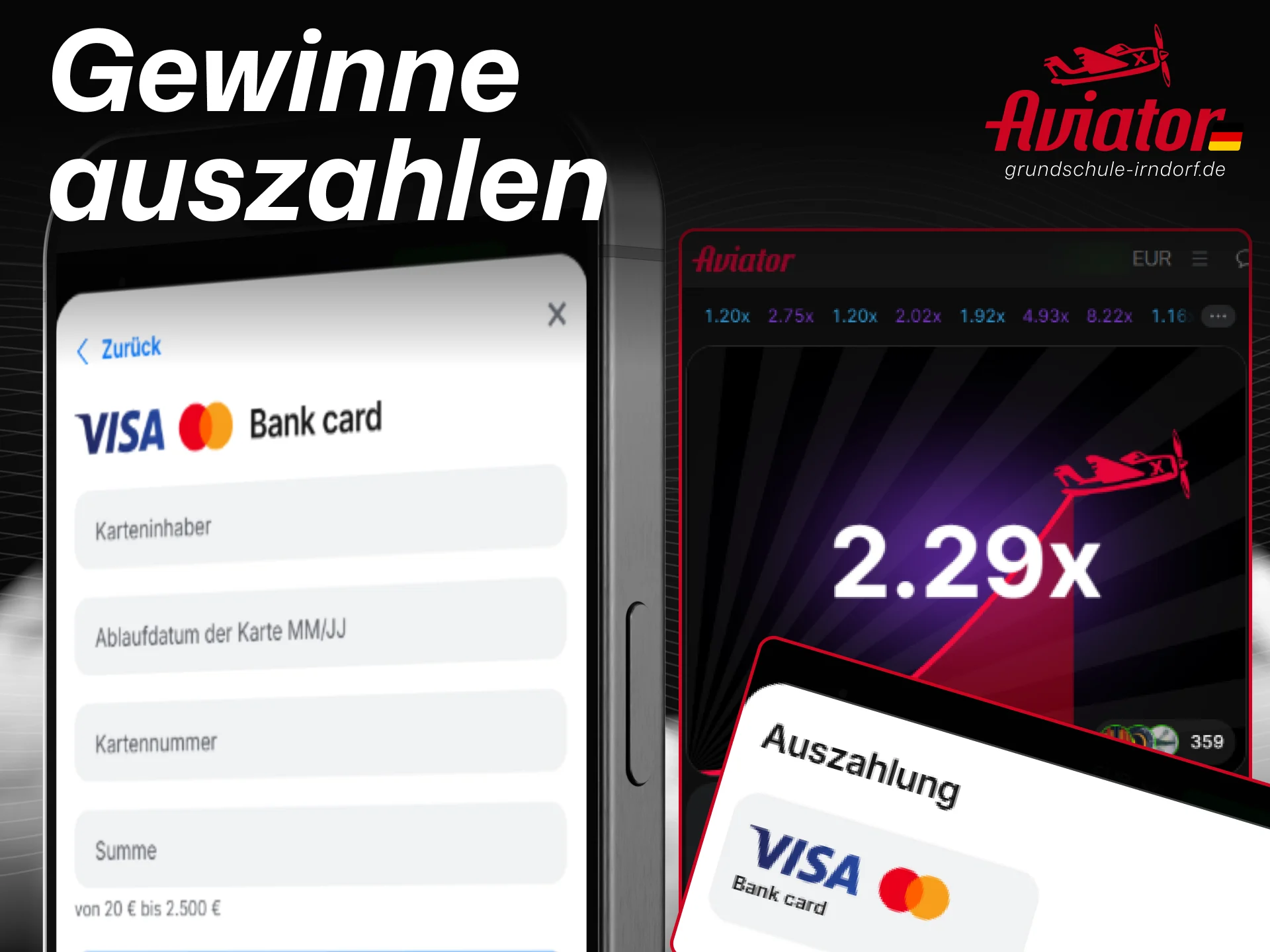 Lassen Sie sich Ihre im Aviator-Spiel erzielten Gewinne bequem über die App auszahlen.