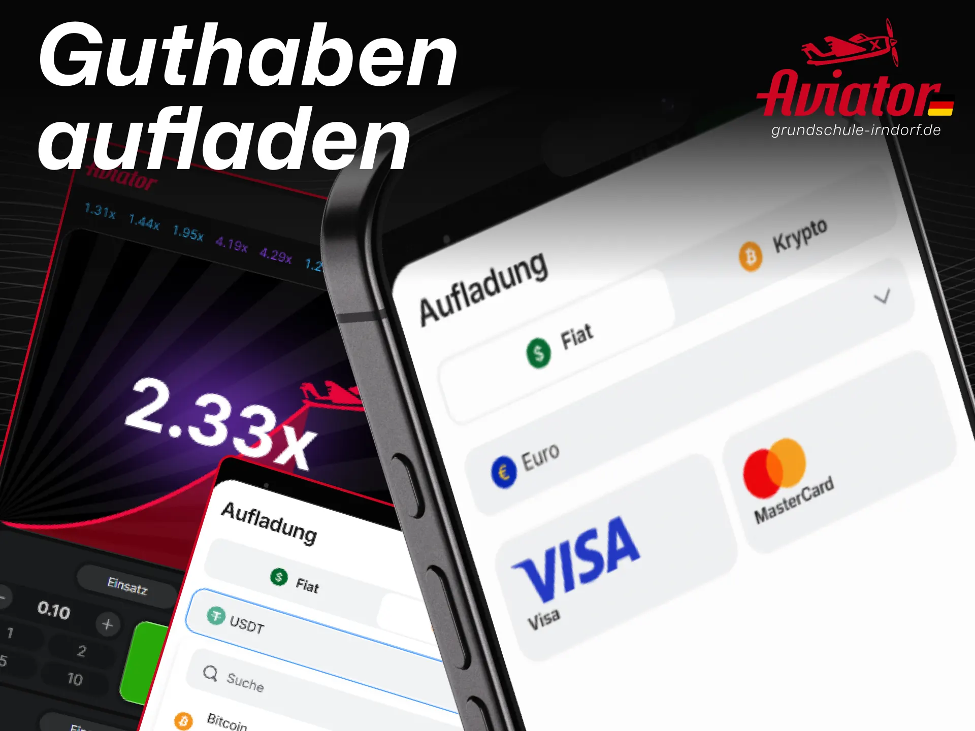 Zahlen Sie Guthaben schnell und sicher direkt über die mobile Aviator-App ein.