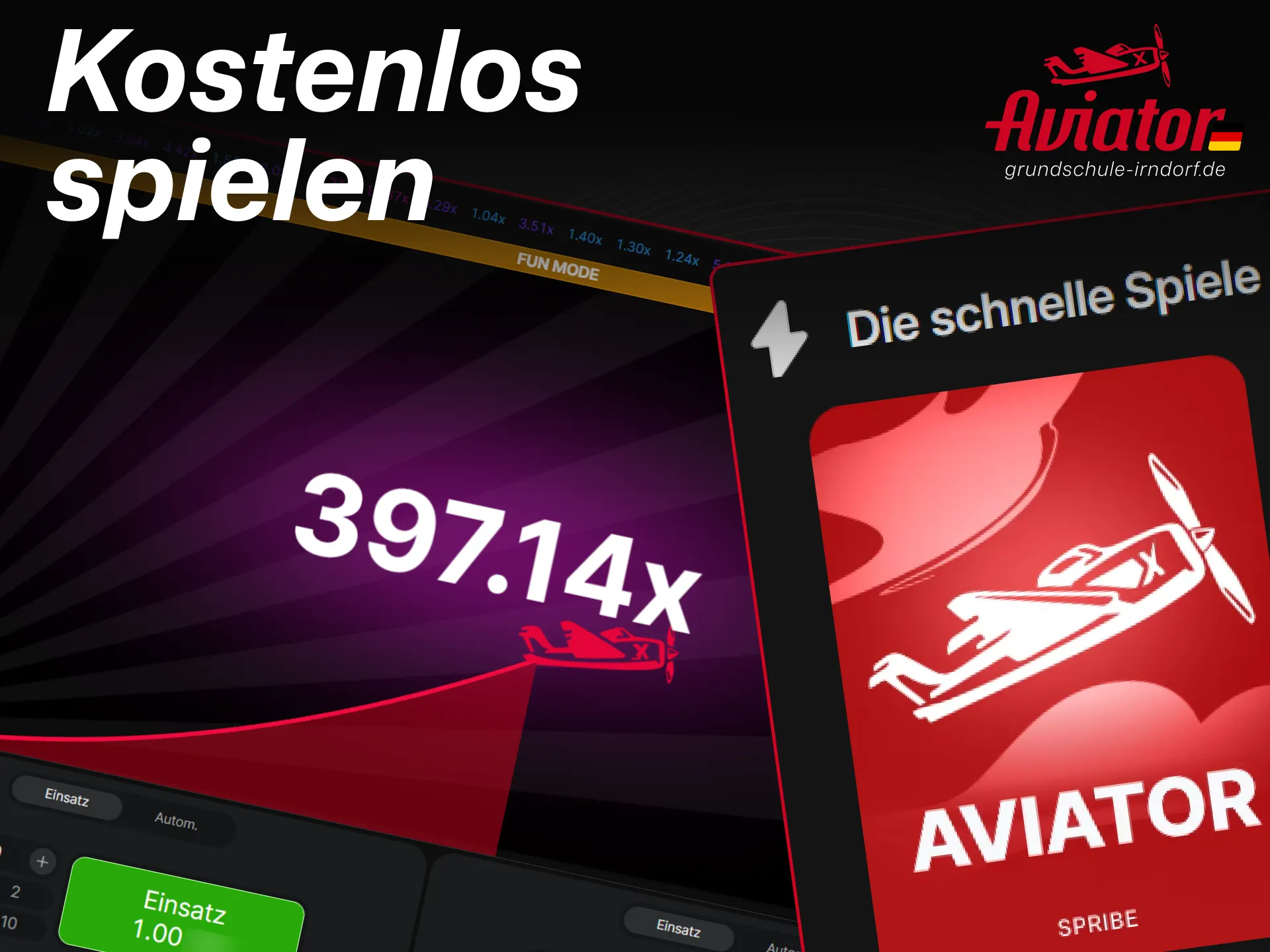 Eine einfache Anleitung, wie Sie das Aviator-Crash-Spiel ohne finanzielles Risiko kostenlos spielen können.